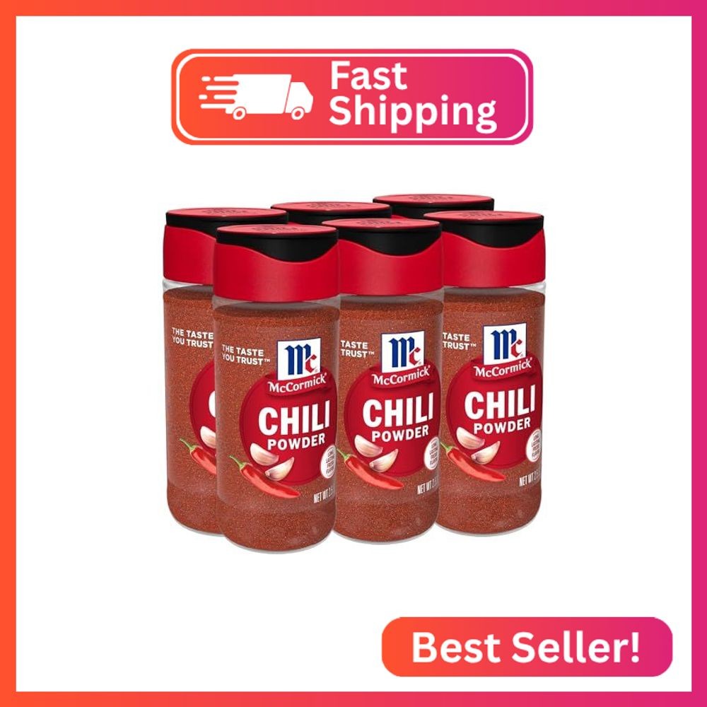 McCormick Chili Powder, 2.5 oz (Pack of 6)