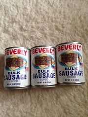 BEVERLY BULK SAUSAGE. 3– 10 Oz Cans CURRENT Exp Dates.2028