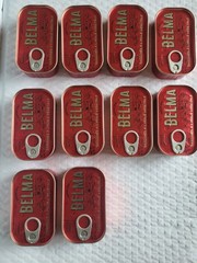 BELMA SARDINES 4.4 oz in vegetable oil 125g pack of 10