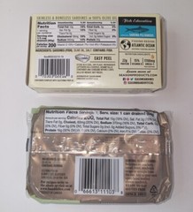 BRUNSWICK & SEASON Wild Caught Sardines Fillets in Olive Oil see desc for detail