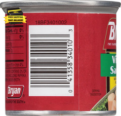 BRYAN Vienna Sausage, 4.6 Ounce Pull-Top Can (Pack of 1) | Canned Meat | Keto Fo
