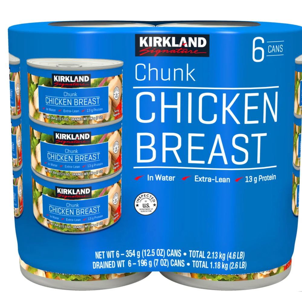 Kirkland Signature, Chicken Breast, 12.5 oz, 6-Count