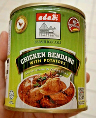 1 x ADABI Canned Chicken Rendang with Potatoes 280g – Halal Malaysian Food