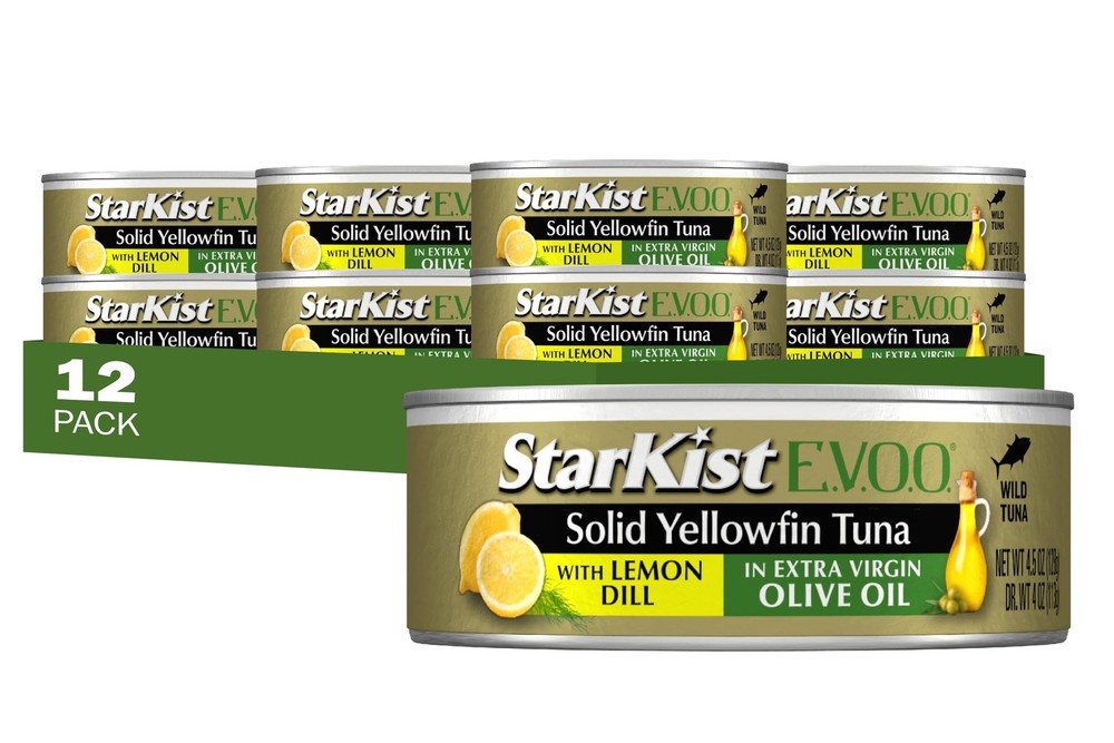 StarKist E.V.O.O. Solid Yellowfin Tuna with Lemon Dill and Extra Virgin Olive…