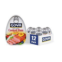 Cooked Ham 16oz 12pk | Ready to Cook, Boneless, Skinless, Protein