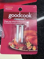 Turkey LOT 3 GOOD COOK Brining Bag 23.5X19″ ^25 LB, Turkey Lacers, Pop Up Timer