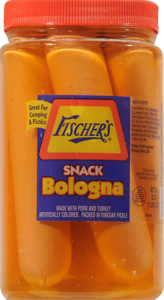 Fischer’s Snack Bologna 22oz Jar