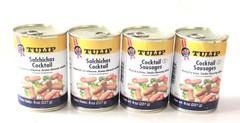 Pork Cocktail Sausage 4 Can Tulip Cook Breakfast Sandwich Spread Denmark Snack