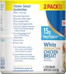 Swanson White Chunk Chicken Breast, 12.5 Oz Can, 2 Count
