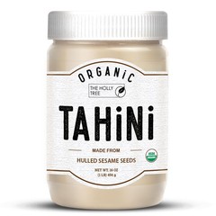 Organic Tahini Paste 16 oz (1lb) – Smooth Tahini Organic from Hulled Sesame Seed