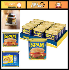 Classic Canned Meat, SPAM 12 oz Can (12 Pack) – Versatile, Ready-to-Eat Protein