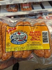 Meyer’s Elgin Garlic Sausage 16 Oz (4 Pack)