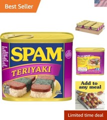 12-Pack Teriyaki Luncheon Meat 12 Oz Cans – Fully Cooked Deliciousness
