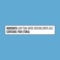 Ready-to-Eat Chunk Light Tuna in Water – 12 Pouch Pack, 70 Calories Each