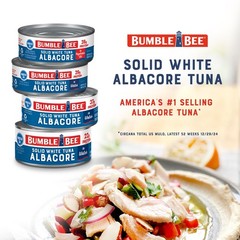 Bumble Bee Solid White Albacore Tuna in Water, 5 oz Can Pack of 24 Wild Caug…