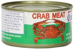 Gourmet Consul Crab Meat in Water – 6 Oz Can, Pack of 6, Gluten-Free Delicacy