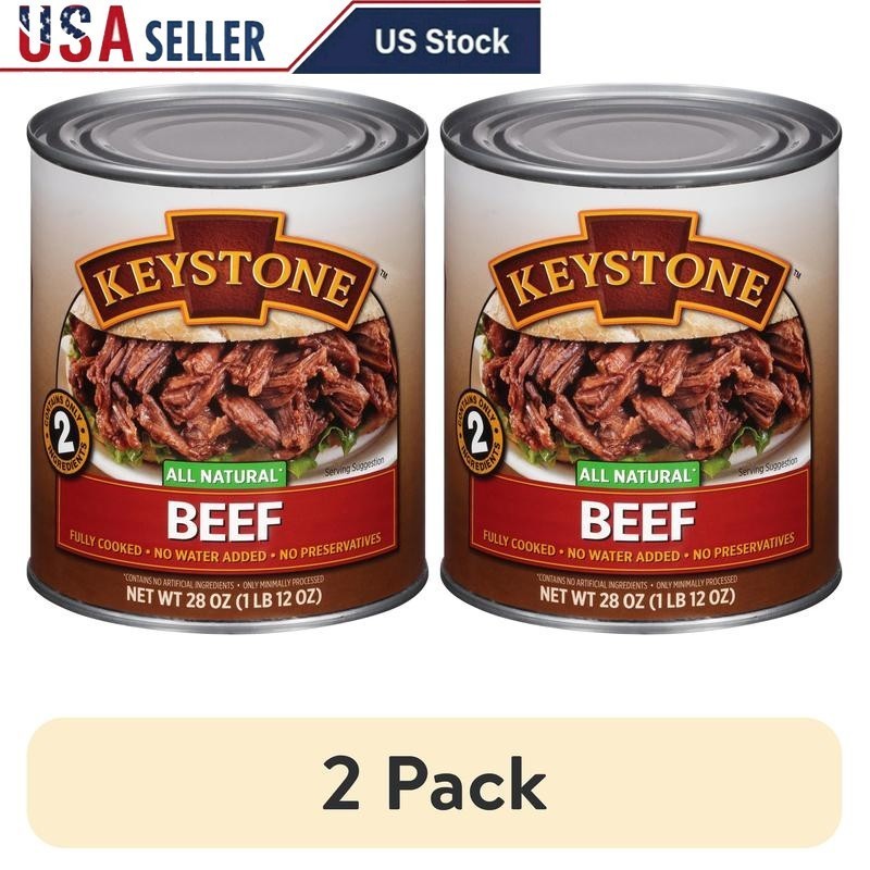All Natural Fully Cooked Beef 2 Pack No Preservatives No Water Added Quick Meals