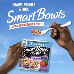 StarKist Smart Bowls Tuna, Rice and Beans, Jambalaya, 0.38 Ounce (Pack of 12)