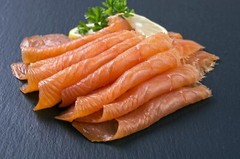 Natural Smoked Salmon Nova-Pre-Sliced Fully Trimmed,100% Natural Atlantic Salmon