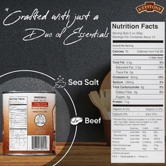 All Natural Beef, Fully Cooked, High Protein, Canned Meats, (2 pack), 28 oz Can