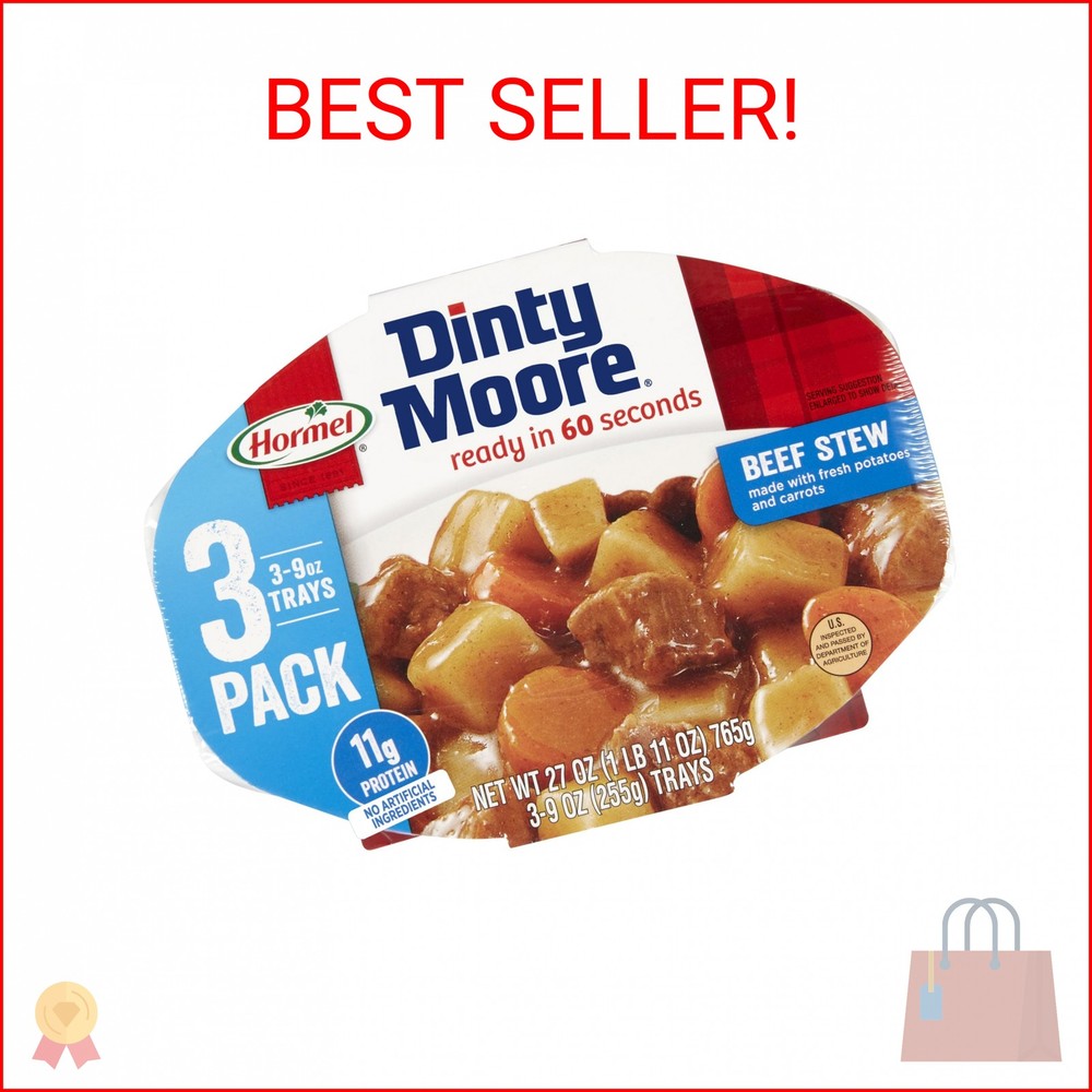 Compleats Dinty Moore Beef Stew, 9 Ounce (Pack of 3)