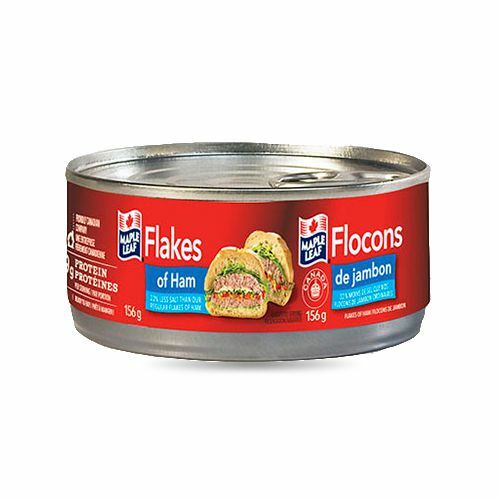 12 Pack Maple Leaf Flakes of Ham 156g Each CAN -From Canada FRESH AND DELICIOUS!