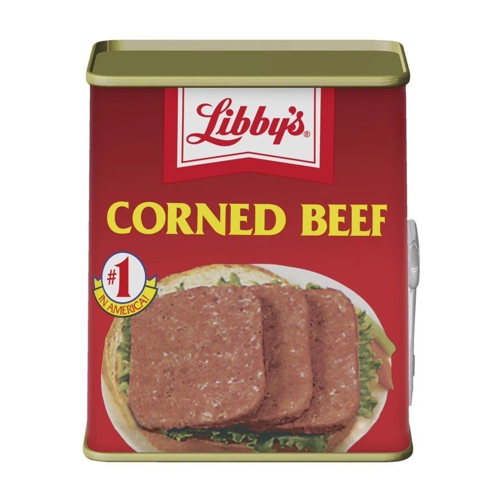 Libby’s Corned Beef, 14g Protein Per Serving, Canned Meat, 12 oz. Can