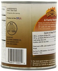 4 Pack Keystone Meats All Natural Canned Beef, 28 Ounce – Long Term Storage Food