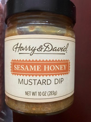 Milano Salami And Harry & David Sesame Honey Mustard Dip