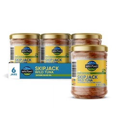 Skipjack Tuna in Olive Oil, Keto & Paleo Friendly, Mercury Tested, 6.7oz (Pack o