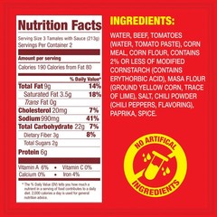 (4 pack) HORMEL Beef Tamales in Chili Sauce, Shelf-Stable, 15 oz Steel Can