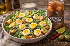 Hand Jarred Spicy Quail Eggs – Natural Ingredients