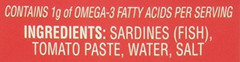 Sardines in Tomato Sauce, 15 Ounce