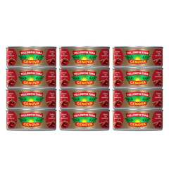 Premium Yellowfin Tuna in Calabrian Chili Infused Olive Oil, 5 Ounce Cans (Pack