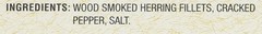 Wild Herring Fillets Cracked Pepper Wood Smoked Protein 6.7oz Fish Can