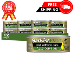 StarKist E.V.O.O. Solid Yellowfin/light Tuna in Extra Virgin Olive Oil – 4.5…