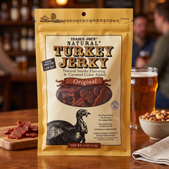 2 Pack Trader Joe’s Natural Turkey Jerky Original 4oz