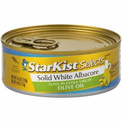 StarKist Solid White Albacore Tuna in Extra Virgin Olive Oil, 5 Ounce Cans