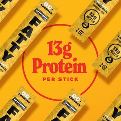 FATTY Meat Sticks, High Protein Original Cheddar, 2 oz. Pack of 20 BB 08/15/2026