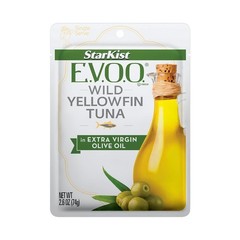 E.V.O.O. Yellowfin Tuna in Extra Virgin Olive Oil, Single Serve Pouch, 2.6 oz…