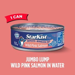 StarKist Wild Pink Salmon – Skinless, Boneless – 5 oz Can 5 Ounce (Pack of 1)
