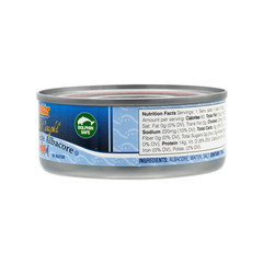 Tuna, All Natural Solid White Albacore in Water, 5 Oz Can (Pack of 12)