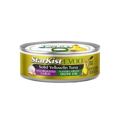 High-Protein E.V.O.O. Yellowfin Tuna – Roasted Garlic Flavor, 4.5 oz, 12 Pack