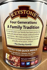 Keystone Meats All Natural Heat and Serve Ground Beef 28 oz – Fully Cooked Ca…