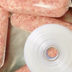 10 Meters Plastic Sausage Casings Storage Packing Tools Width 115mm Inedible