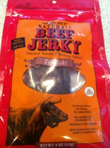 Trader Joes’s Natural Beef Jerky Smoked Teriyaki 4oz (113g)