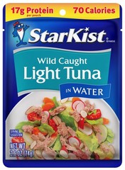 StarKist Chunk Light Tuna in Water Ready to Eat Wild Caught Tuna, 2.6oz