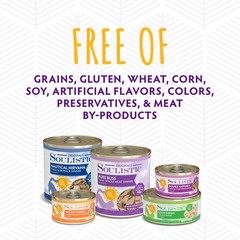 Soulistic Originals Wet Cat Food, Pure Bliss Tuna Whole Meat Dinner in Gravy,…