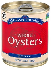 Ocean Prince Boiled Oysters, 8-Ounce Cans (Pack of 12)
