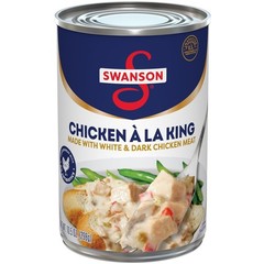 10.5 Oz Swanson Canned Chicken a la King – Quick, Hearty Meal with 10g Protein